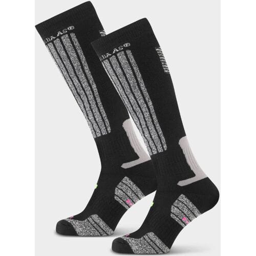 Poederbaas Skisokken 2-pack Zwart-43/46