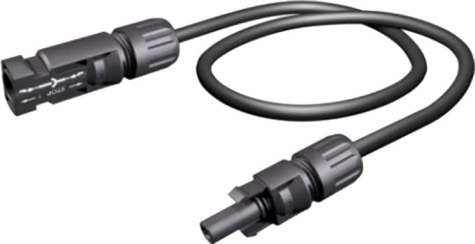 APSystems 1 meter DC verlengkabel met mc4 stekkers
