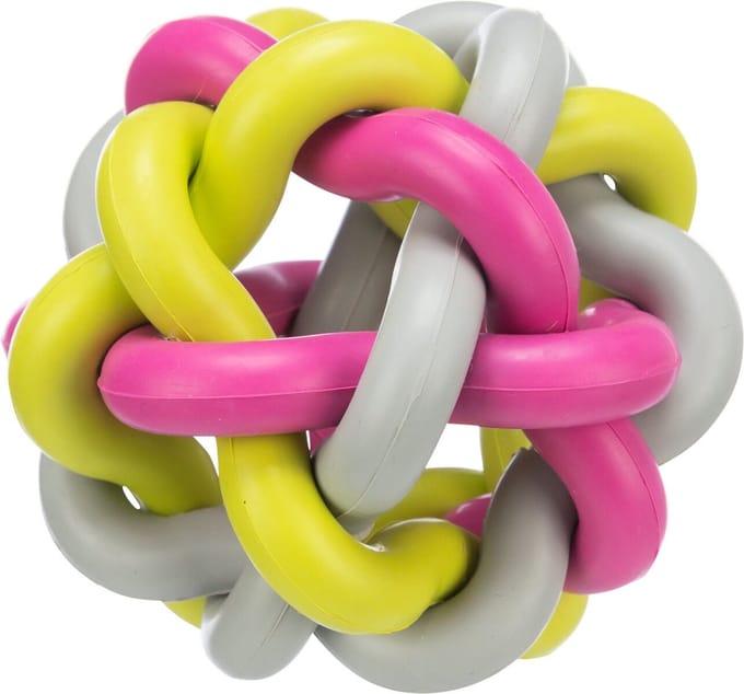 Trixie Knotted Ball for Dogs 10cm multi-coloured