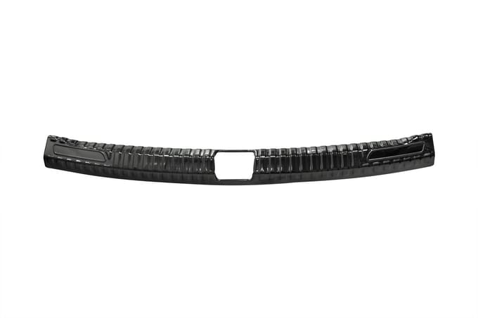 Audi Q4 E-Tron 2021-2027 Laadrandbeschermer – Bumper - Drempel - Lijst - Loading Edge Protector - Bumperbescherming - Stainless steel - Zwart