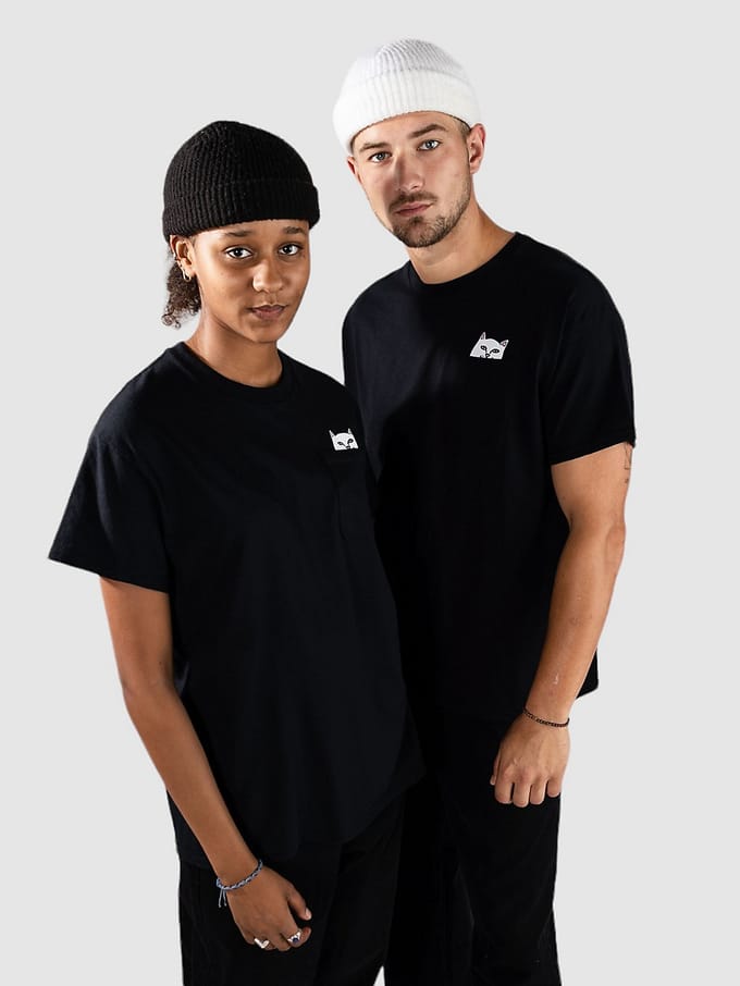 RIPNDIP Lord Nermal Pocket T-Shirt zwart