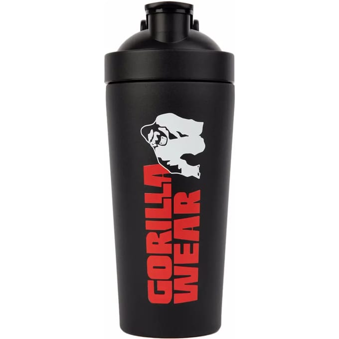 Gorilla Wear Metal Shaker - 740 ml - Zwart