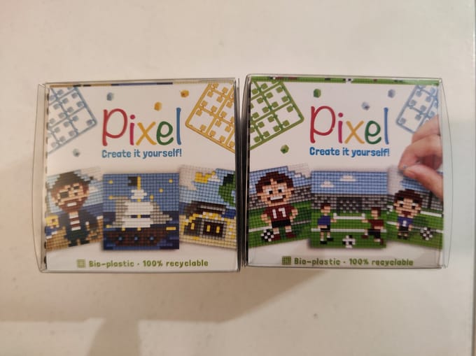 PIXELHOBBY PIXEL SET 2 KUBUS PIRAAT/VOETBAL