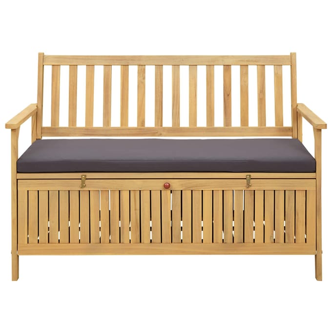 vidaXL - Opslagbank - 2 - -Seater - 120 - x - 63 - x - 84 - cm - Rechthoekig