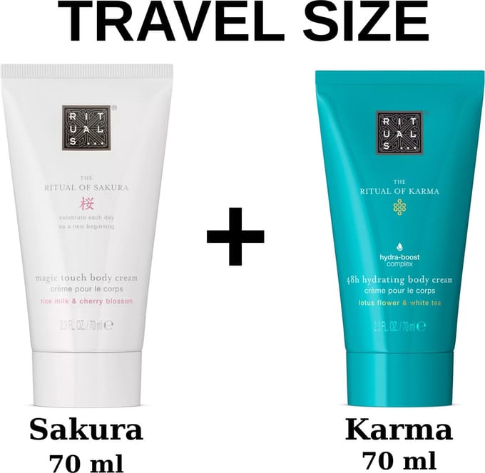 Rituals - Travel Size Combi Set - Sakura Body Cream 70 ml + Karma Body Cream 70 ml
