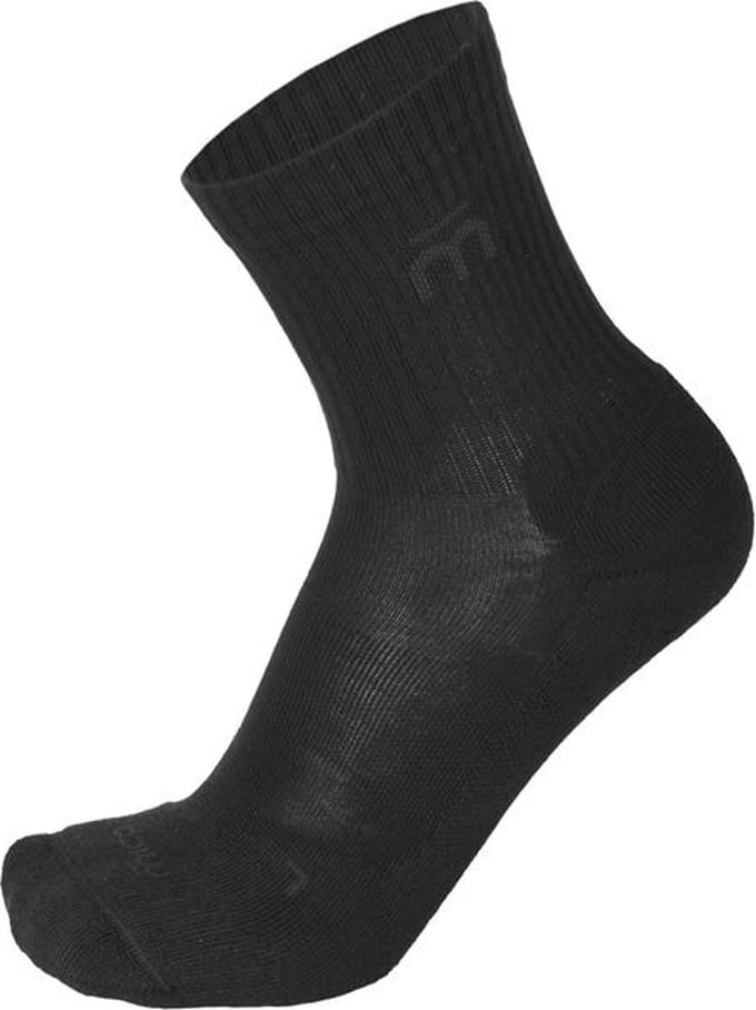 Tennis Crew Sock Medium Weight - Mico-Zwart-47 - 49