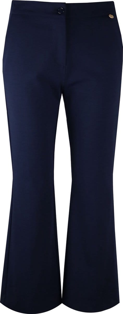 Verysimple - donkerblauwe flared pantalon - maat 36 (IT42)