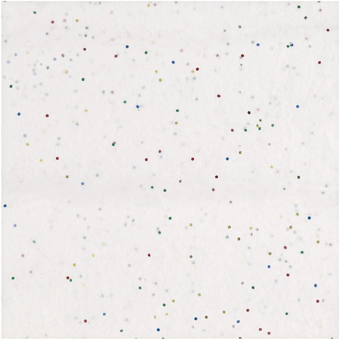 UNIQUE - 5 vellen glitter vloeipapier