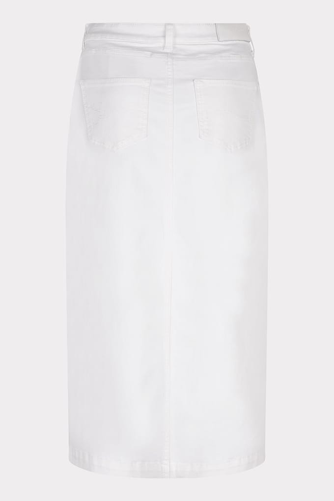 EsQualo Skirt Maxi Cf Split Off White Größe: 36 | Midiröcke Outlet | Damen | Weiß
