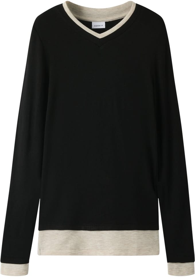 NAME IT - NKFNORA LS SLIM TOP XNOOS - Meisjes - Blouses