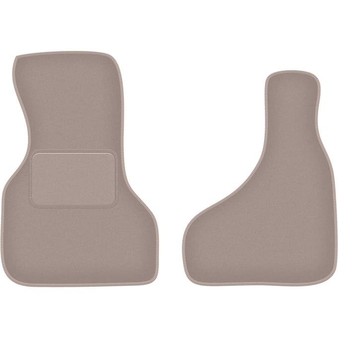 Beige velours vloermatten voor: GMC Safari II bestelbus (1995-2005)