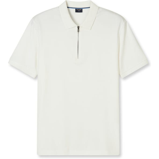 OLYMP Polo Casual - modern fit polo - off white