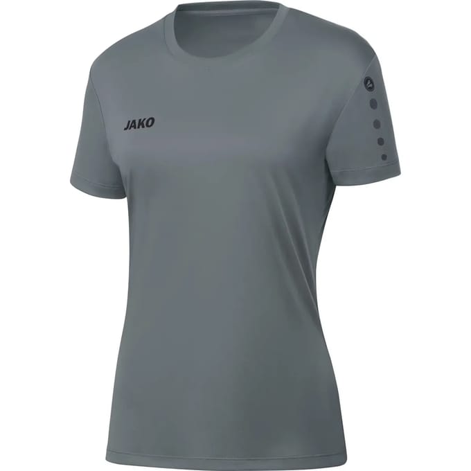 Jako Team Shirt Korte Mouw Dames - Steengrijs | Maat: 40