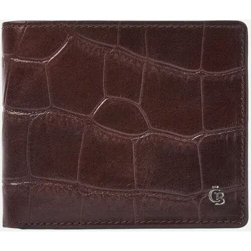 Castelijn en Beerens billfold portemonnee croco mocca