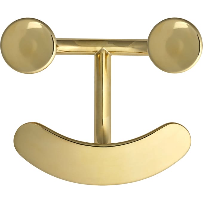 Fritz Hansen - Happy Hook Kapstok - messing - goud
