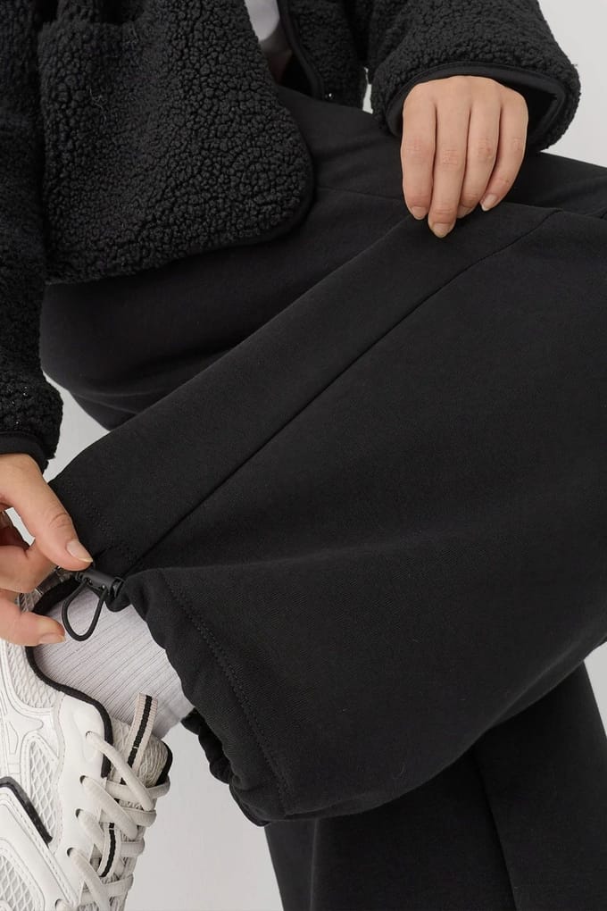 Barrel Fit Basis Verhoogde Sweatpants