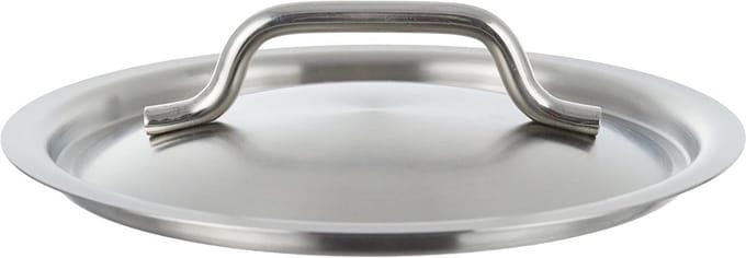 Roestvrijstalen deksel met stalen brug - 16 cm diameter