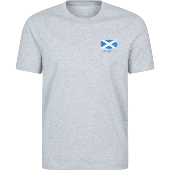 Mountain Warehouse Heren T-shirt Schotland (Grijs)