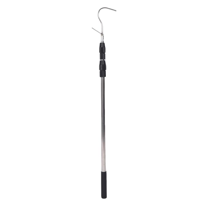 Cargo Reacher Roestvrij Staal Multifunctioneel Ergonomisch Uitschuifbaar Vrachtgrijper voor Pick-up Truck 71cm white