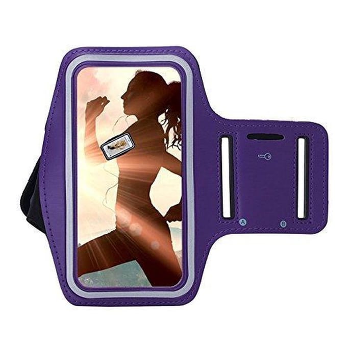 Pearlycase Sportarmband Hardloopband Paars Geschikt voor Nokia 5.1