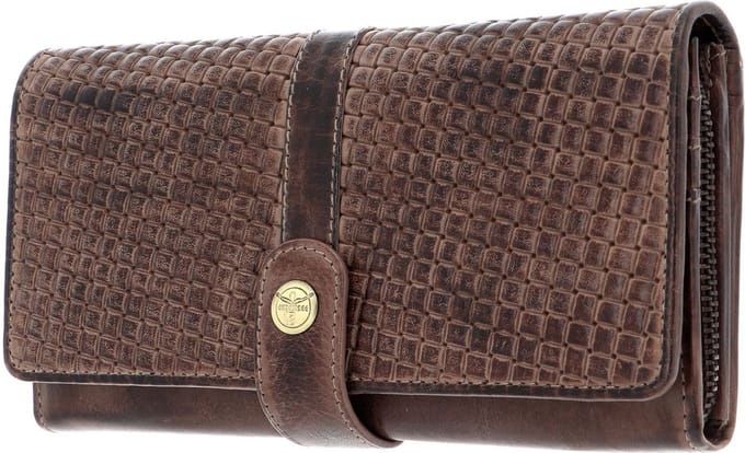 CHIEMSEE Portemonnee Antwerp Wallet with Flap Brown Bruine