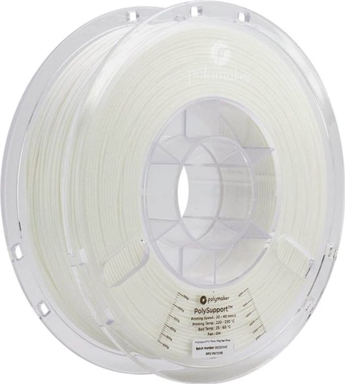 Polymaker PD04001 Polysupport Breakaway Filament Supportmateriaal 1.75 mm 750 g Parel-wit 1 stuk(s)