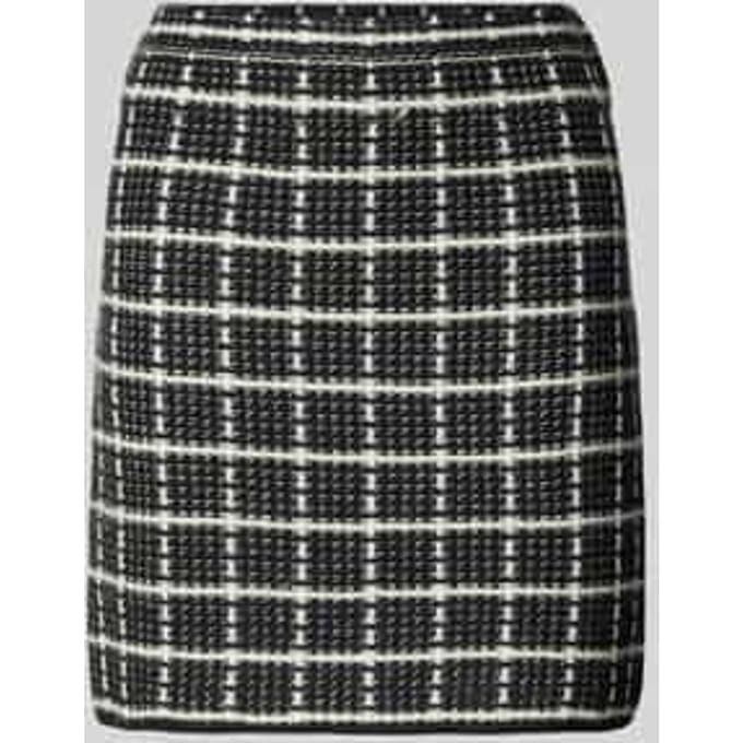 Smalle mini-rok met ruitjesmotief, model 'KIA'