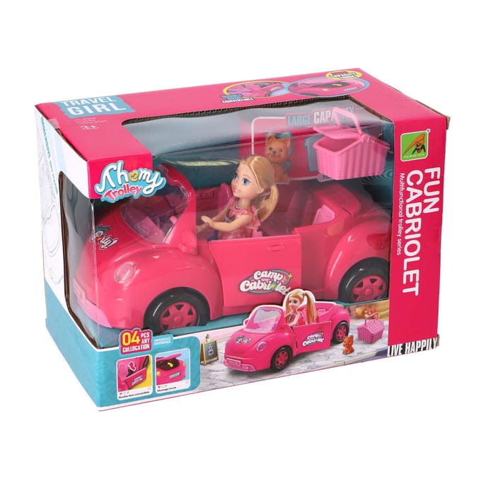 Top1Toys Fun Cabriolet met pop