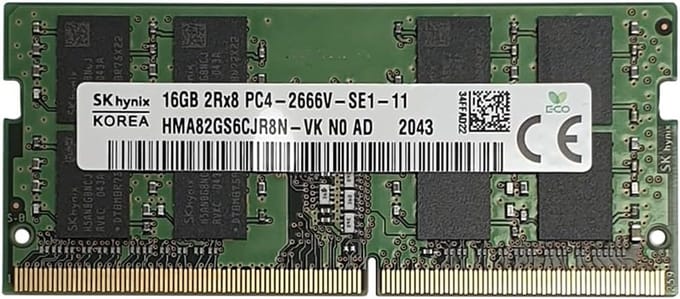 DDR4 Sodimm Geheugen - RAM Module - Laptop Upgrade - Hoge Capaciteit - 16 GB - Green