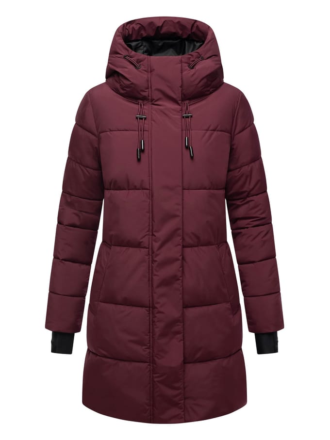 Marikoo dames winterjas met capuchon & fleecevoering – Kaituu