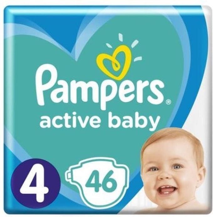 Pampers Active Baby Maat 4-46 Luiers