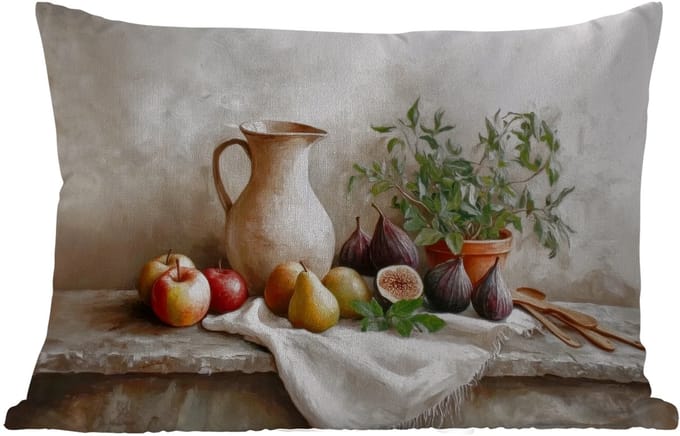 Buitenkussens - Tuin - Fruit - Kruiden - Landelijk - 50x30 cm