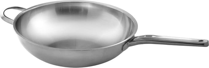 Wok - 32 cm - RVS - Cookai