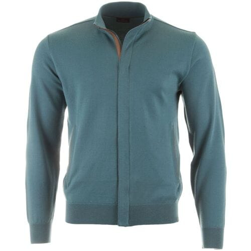 Paul & Shark Vest Alcantara Details Summer Wool Storm Blue / male