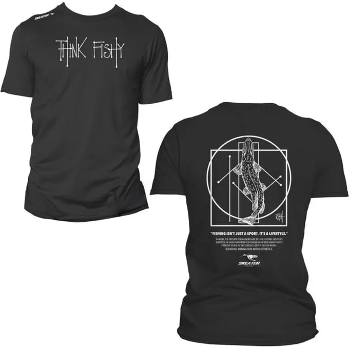 T-shirt Skeater By Think Fishy Art