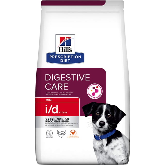6 kg Canine - I/D Stress Mini Kip Hill´s Prescription Diet Hondenvoer