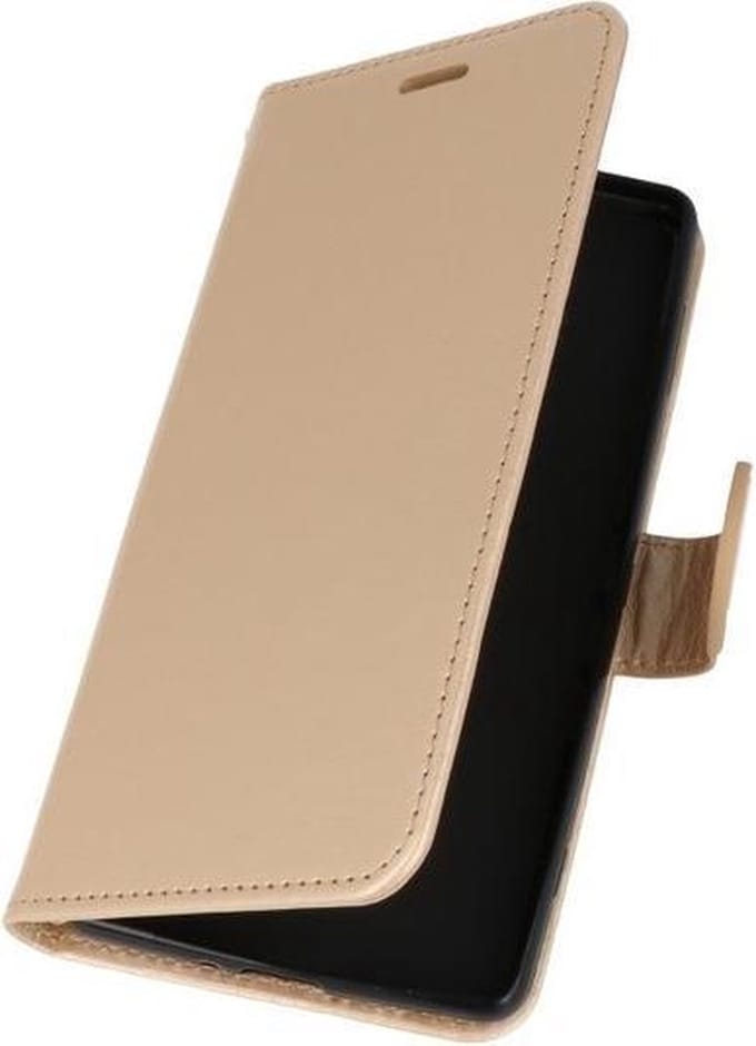 Goud Wallet Case Hoesje voor Sony Xperia XZ2