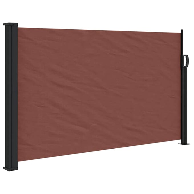 vidaXL - Windscherm - uittrekbaar - 117x300 - cm - bruin