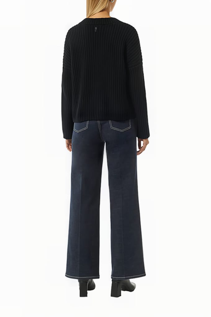 Comma  Pullovers Black Taglia: 42 | Maglioni a maglia Outlet | Donna | Nero