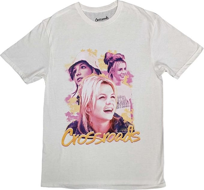 Crossroads - Britney Spears Photo Montage Unisex T-shirt - L - Wit