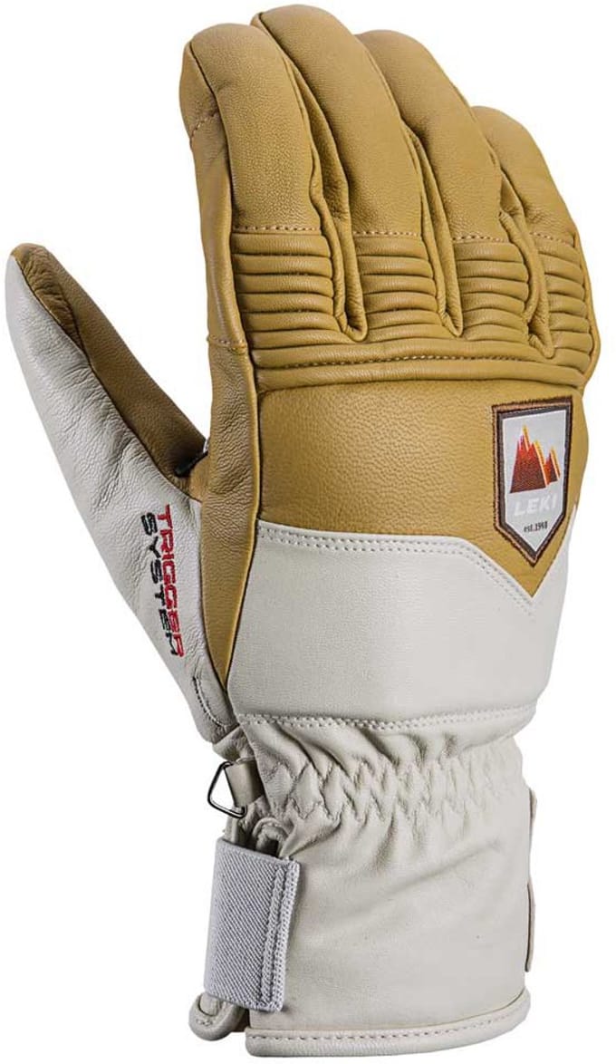 Leki Alpino Rubic 3d Handschoenen Beige 6 Man