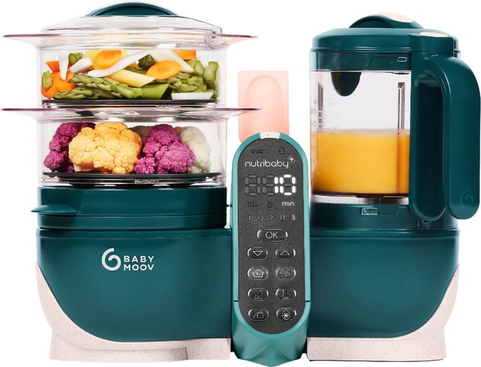 Babymoov Multi-purpose food processor Nutribaby(+) 6-in-1 (green)