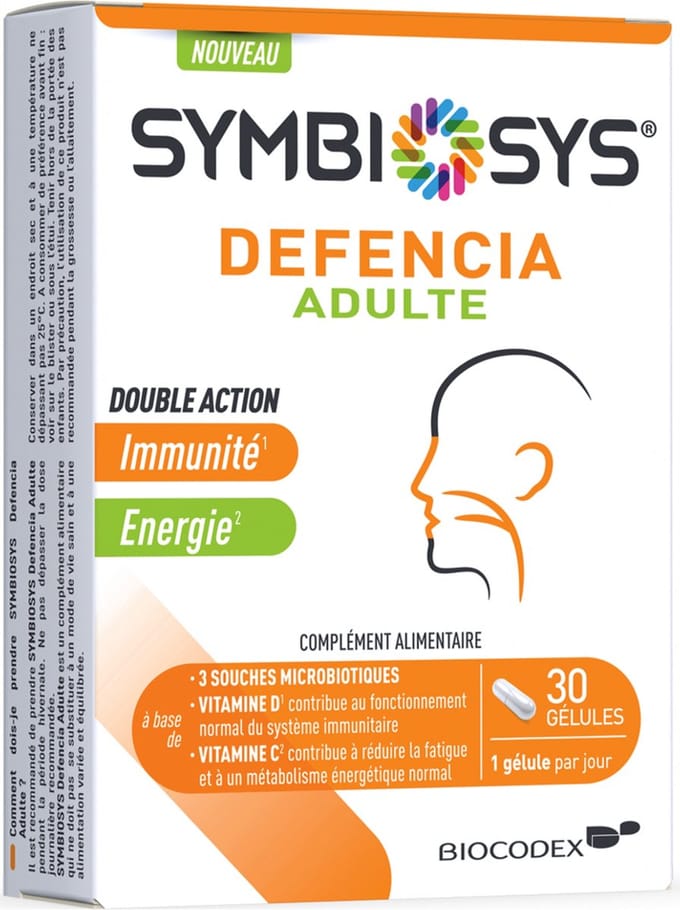 Biocodex Symbiosys Defencia Adult 30 Capsules