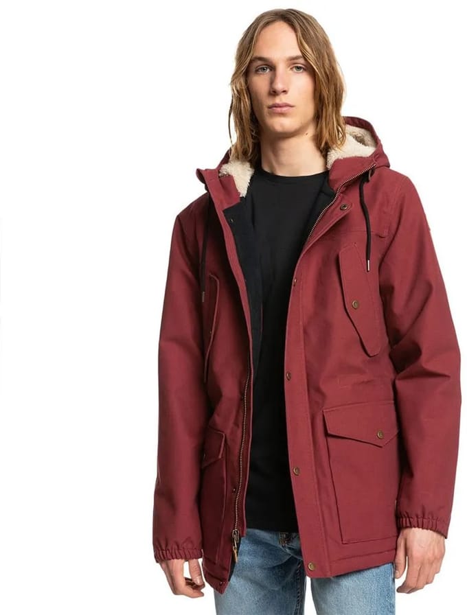 Quiksilver The Big Drop Jas Rood XS Man