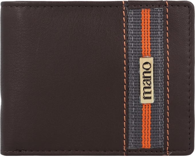 mano Don Leonardo Portemonnee RFID Leer 10 cm - Jongens - Horizontaal - dunkelbraun
