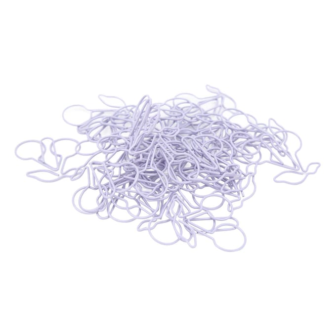 50 Pièces Trombone Forme Cerise Violet Mignon Antidérapant pour Marque-page Bureau Document Fichier gray