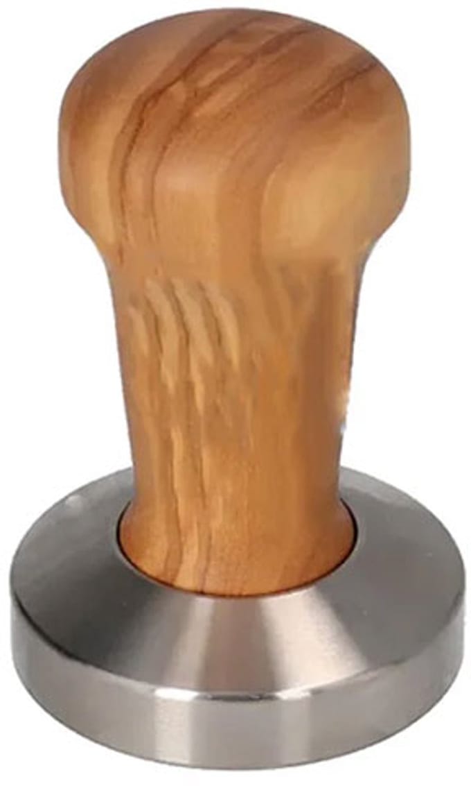 EDO Barista Tamper Olijfhout - Convex - 58mm