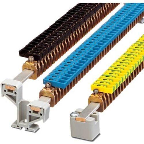 Phoenix Contact 0421045 Aansluitklem 7 mm Schroeven Groen, Geel 50 stuk(s)