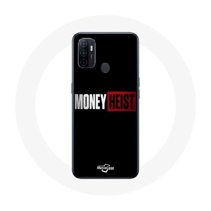 Coque - La casa de papel - Oppo A53 - Souple - Noir - Protection smartphone