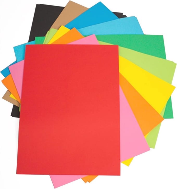 Mixpakket - A1 - 10 kleuren x 10 vel - 100 GM